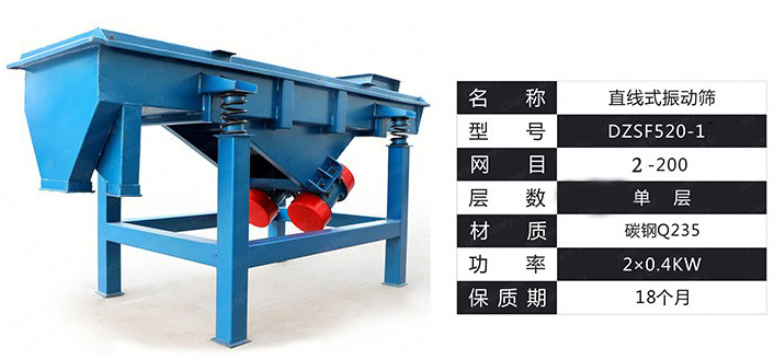 直線振動(dòng)篩層數(shù)、精度、功效的講析